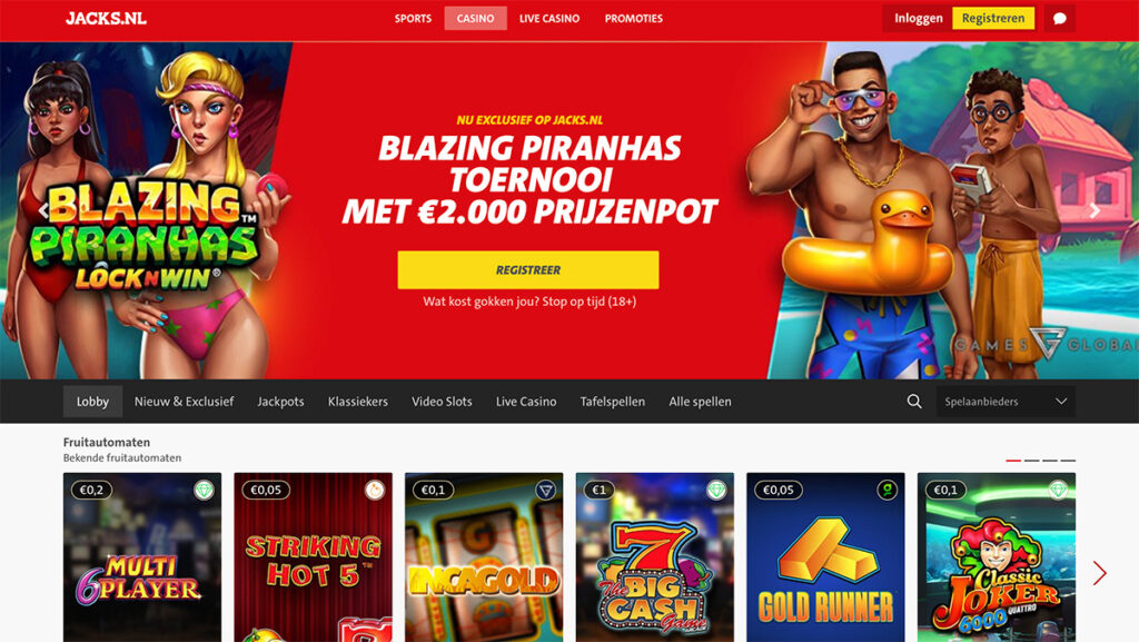 jacks casino spellen