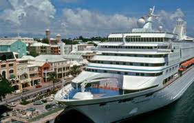 Cruiseschip in Hamilton, Bermuda