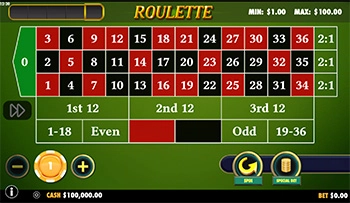 Roulette van Pragmatic Play