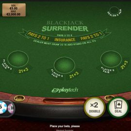 Blackjack Surrender (Playtech) spelen