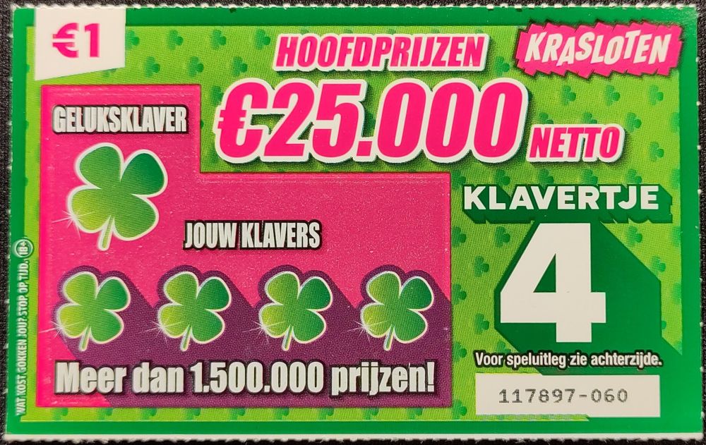 casino.nl kraslot review Klavertje 4 voorkant