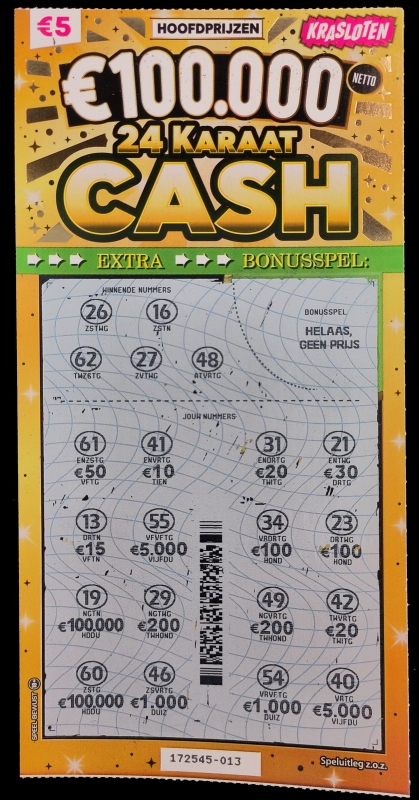 casino.nl kraslot review 24 karaats cash voorkant gekrast