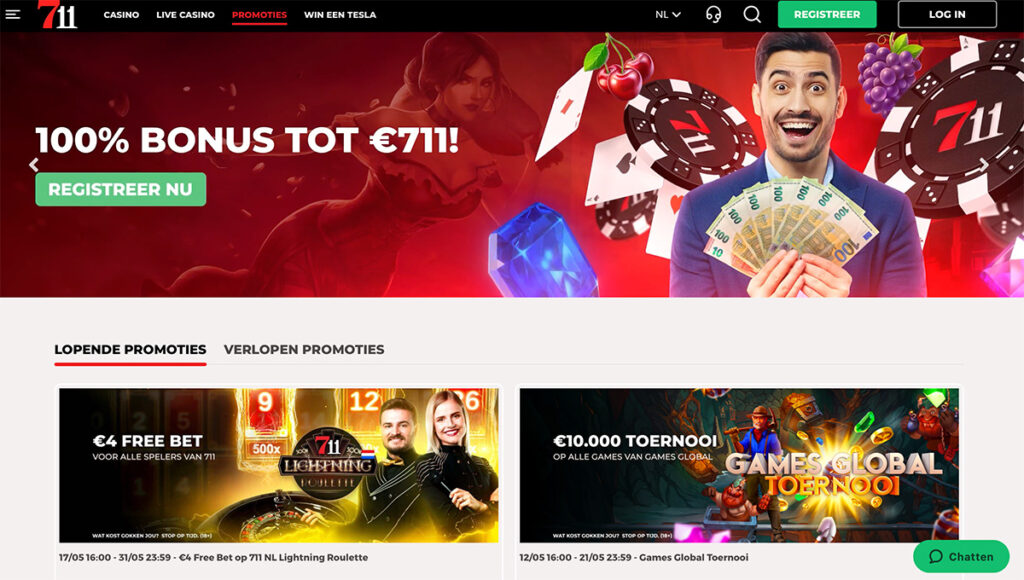 711 casino nederland bonussen