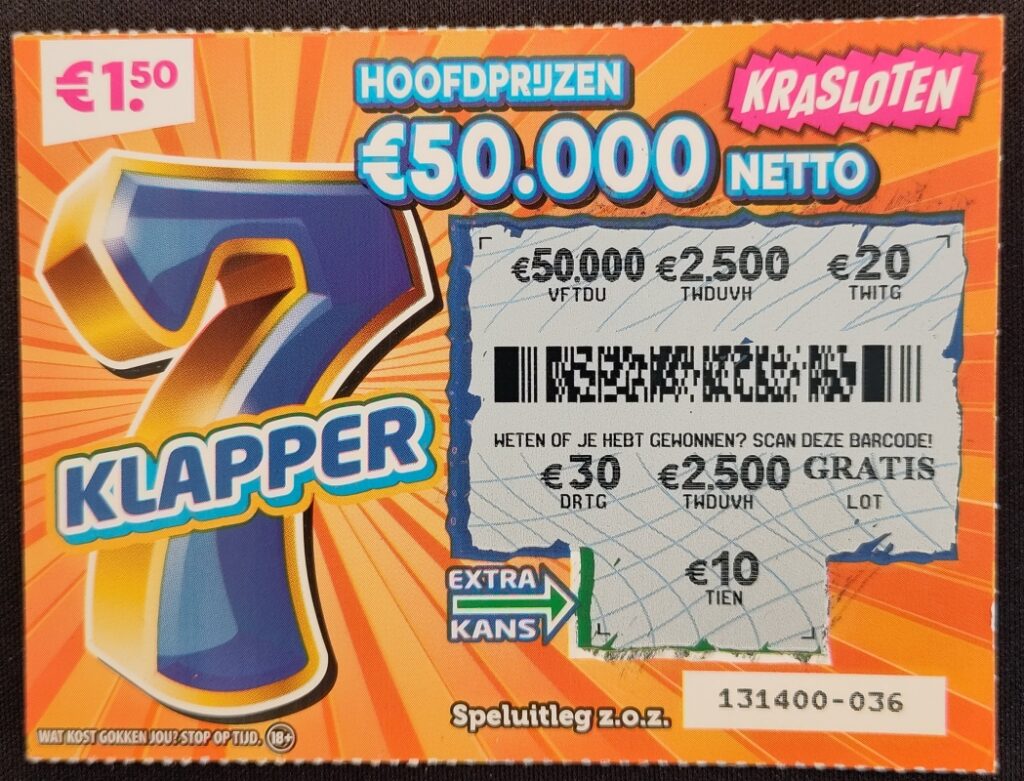casino.nl kraslot review 7 Klapper gekrast