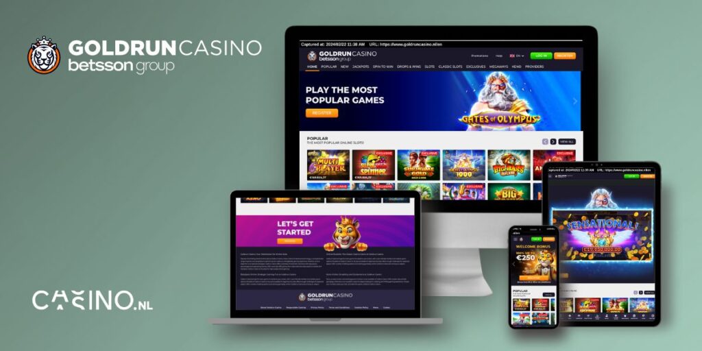 casino.nl review Goldrun casino betsson group