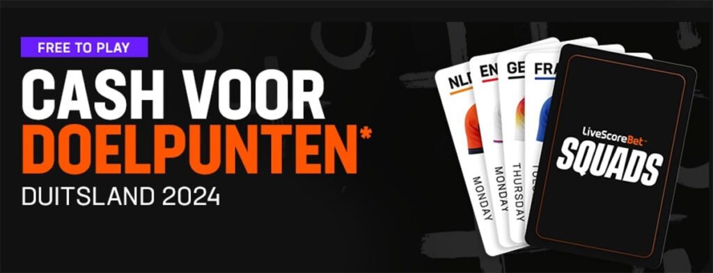 livescore bet cash voor doelpunten